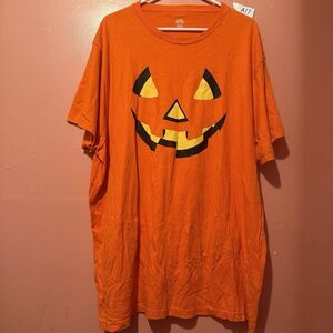 Way to Celebrate Womens TShirt 3XL 54-56 Triple Extra Large Orange Pumpkin